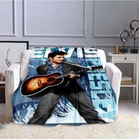 Įvairių stilių E-Elvis rašto 3D spausdintos roko dainininko sofos pledai, tinkami suaugusiųjų ir vaikų miegamiesiems bei svetainėms 75x90cm