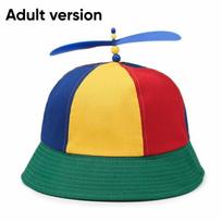 Platus kraštas sraigtasvoris kibiro tipo skrybėlė Apsauga nuo saulės Skrybėlė nuo saulės Kūrybingas žvejo kepuraitė Unisex Kid version yellow