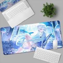 HD New Pretty Genshin Impact Furina Anime Mousepad Game Office PC Kawaii Girl Desk Mat Keyboard Mouse Pad Laptop Mice Mat Carpet 600x300x2mm