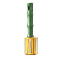Anti Kitchen Peeler with Storage Versatile Fish Scale Remover And Fruit/Vegetable Peeler Practical Kitchen Gadget žalia