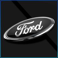 Automobilio galinės bagažinės logotipo emblemos lipdukas 11,5x4,5cm Pakeitimas Ford Ranger Escape Mondeo Fusion Fiesta Kuga Edge Focus Mustang Automobilio priedai juoda