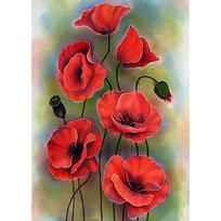 5D DIY Diamond Painting Flower Vase Cross Stitch Kit Full Round Drill Embroidery Mosaic Rose Picture of Resin Gift Home Decor Full Round 20x30CM
