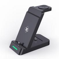 15W 3 in 1 Wireless Charger Stand Pad for iPhone 14 13 12 11 X 8 Airpods Apple Watch iWatch Fast Wireless Charging Dock Station juoda