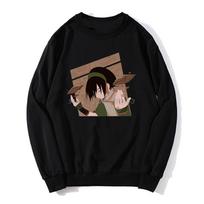 Vintage Avatar The Last Airbender The Legend Of Aang Hoodie Unisex O-neck Hoodies Sweater Sweatshirt Harajuku Streetwear L