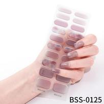 Gel manicure stickers semi-cured gel nail stickers BSS-0125