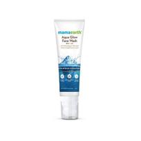Mamaearth Aqua Glow veido prausiklis su Himalajų terminiu vandeniu ir hialurono rūgštimi intensyviam drėkinimui 100 ml white
