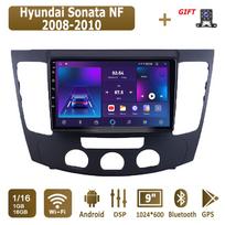Android Carplay Automobilinis Radijas Hyundai Sonata NF 2008-2010 Multimedijos Grotuvas Pagrindinis Blokas Stereo GPS Navigacija BT WIFI 2+32GB 1+16GB,B