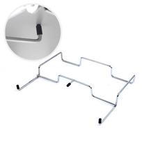 Lauko kempingo šiukšlių maišų laikiklis ir daiktadėžė 320x260x45mm sidabras