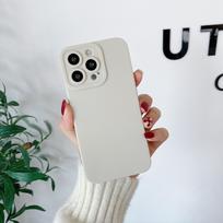 Applicable To Apple 15 Mobile Phone Case IPhone16promax Fine Hole Full-inclusive Solid Color Mobile Phone Case Apple 11