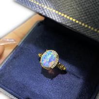 Natūralaus opalo žiedas moteriškas sužadėtuvių vestuvių pažadėjimo žiedas sidabrinis moteriškas vakarėlio papuošalas dovana 8*10mm resizable&Platinum Plated