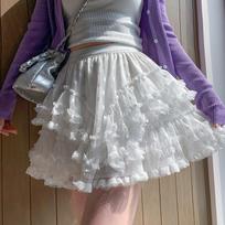 Skirt Women's Summer New Short Skirt Irregular Tutu Skirt High Waist A Word Short Skirt S balta