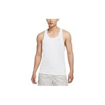 Nike Dri-Fit apvalia iškirpte greitai džiūstanti bėgimo liemenė atspindinčiais elementais, slim fit, be rankovių, vyriški viršutiniai drabužiai, balta DQ4733-100 XL