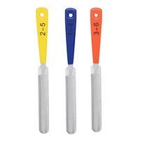 Guitar Nut Files Double Edge Nut Slotting Files Set Fret Crowning Files Luthier Tools for Jazz Bass Guitar Set of 3Pcs