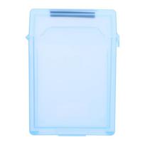 1-5Pcs 2.5 Inch HDD SSD Protective Case Dust Proof Hard Drive Disk Multi Color Storage Case Plastic Hard Drive Disk Storage Box mėlyna