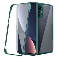 For Xiaomi 12 Pro 5G Acrylic + TPU 360 Degrees Full Coverage Shockproof Phone Case For Xiaomi 12 Pro 5G žalia