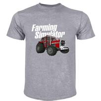 Farming simulator T-Shirt black t shirts plus size tops plus size t shirts plain white t shirts men black cotton mens t-shirt S