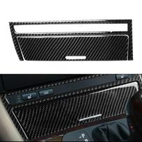 2Pcs For BMW Old 3 Series E46 1998-2005 Carbon Fiber Car Central Cover Decorative Trim Cover Car Accessories China Mainland