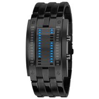 Madingas LED Geležinis Žmogus Dvigubos Linijos Dvejetainis Madingas Studentas Pora Personalizuotas Elektroninis Laikrodis