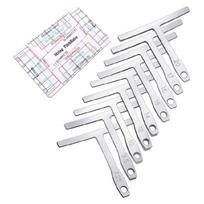 Radius Gauge and Guitar String Height Ruler Luthier Tool Guitar Measuring Tool For Guitar And Bass Setup Easy to Use 1