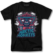 Arctic Monkeys Shirt Rock Merch Concert Tour Vntg Graphic T-Shirt Unisex T-Shirt S
