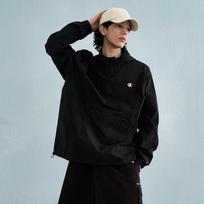 Champion Unisex Pusiau užtrauktuku užsegamas lauko striukė S juoda