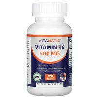 Vitamatic, Vitamin B6, 500mg, 120 tablets