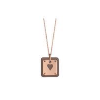 Hermes As De Coeur Heart Pendant Necklace Women necklace H081865CD18 Box+Shopping Bag