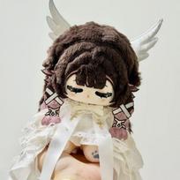 Hyposelenia 20cm Genshin Impact Columbina Hyposelenia Anime Figures Plush Cosplay Dress Up Cotton Doll Toy for Kid Birthday Gift no Skeleton