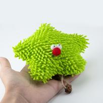 Green Starfish Catnip Cat Toy Interactive Plush Star Shape Pet Toys žalia