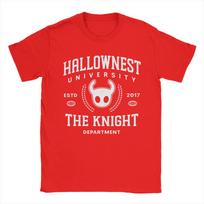 Hallownest University Hollow Knight Silksong T Shirts Men Pure Cotton Cool TShirts O Neck  Tees Short Sleeve Tops Big Size S