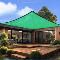 Encrypt and Thicken The Sunshade Net Balcony Greenhouse Courtyard Plant Sun Protection and Insulation Net Breathable Sturdy and Durable Mesh Fabric 12 Pin 2x2m