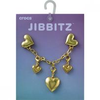 Crocs Auksinių Širdelių Grandinėlė Gibblets Pakuotė 10017771 FREE