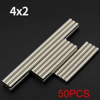 4x2mm Galingas Neodimio Magnetas N35 NdfeB Nuolatinis Magnetinis imanes Apvalus Super Stiprus Šaldytuvo Magnetas PASIDARYK pats