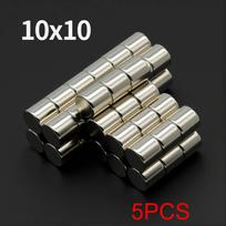 10x10mm Galingas Neodimio Magnetas N35 NdfeB Nuolatinis Magnetinis imanes Apvalūs Super Stiprūs Šaldytuvo Magnetai Pasidaryk pats