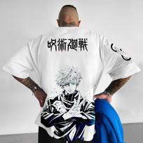 Jujutsu Kaisen Anime Manga Marškinėliai Trumpomis Rankovėmis Kostiumai Poliesteris Unisex 2XL