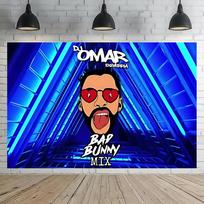 Bad Bunny Gimtadienio Šventės Dekoracija Fonas Balionas Torto Viršus Vėliava Ventiliatoriaus Palaikymo Klubo Vėliava Fotografijos Rekvizitai Vaikų Dovana Other