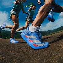 adidas Adizero Adios Pro 4 Solar Blue Silver Metallic Lucid Red 44