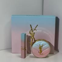 YSL 1966 Lipstick B10 Cushion Gradual Two-Piece Set Matte Lipstick Foundation High-End Makeup Kit