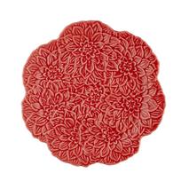 Pietų lėkštė ILAJA CRIMSON FLOWER, raudonos sp., 26 cm