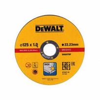 DEWALT PJOVIMO DISKAS METALUI 125×1,0mm /10vnt. METALINĖ DĖŽUTĖ