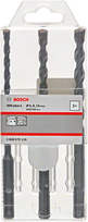 BOSCH SDS PLUS-1 grąžtų komplektas 6/8/10…W