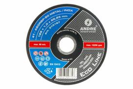 ANDRE PJOVIMO DISKAS METALUI 125 x 1,0mm METAL/INOX ECO LINE