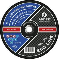 ANDRE PJOVIMO DISKAS METALUI 230 x 2,5mm METAL ECO LINE