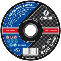 ANDRE PJOVIMO DISKAS METALUI 125 x 1,6mm METAL ECO LINE