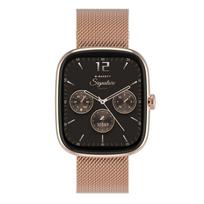 Garett išmanusis laikrodis su lietuvišku meniu Flow Rose Gold Mesh Steel