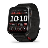 Garmin Venu X1 išmanusis laikrodis / Titano nugarėlė / Juoda-pilka / Nailoninis dirželis