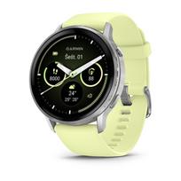 Garmin Venu 4 išmanusis laikrodis / 45 mm / Sidabrinė-Citrinų spalva