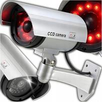 Vaizdo stebėjimo kameros muliažas RETOO E057 su LED indikatoriumi, sidabrinė, AA baterijos