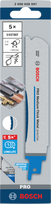 BOSCH PJŪKLELIS S PRO S937BEF 1,1 x 25 x 150mm /5vnt.