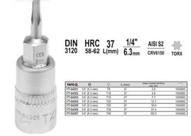 YATO TORX antgalis 1/4″ T25x 37mm